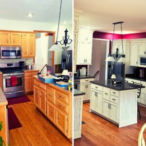 Residential Projects - Kitchen Reface Before and After