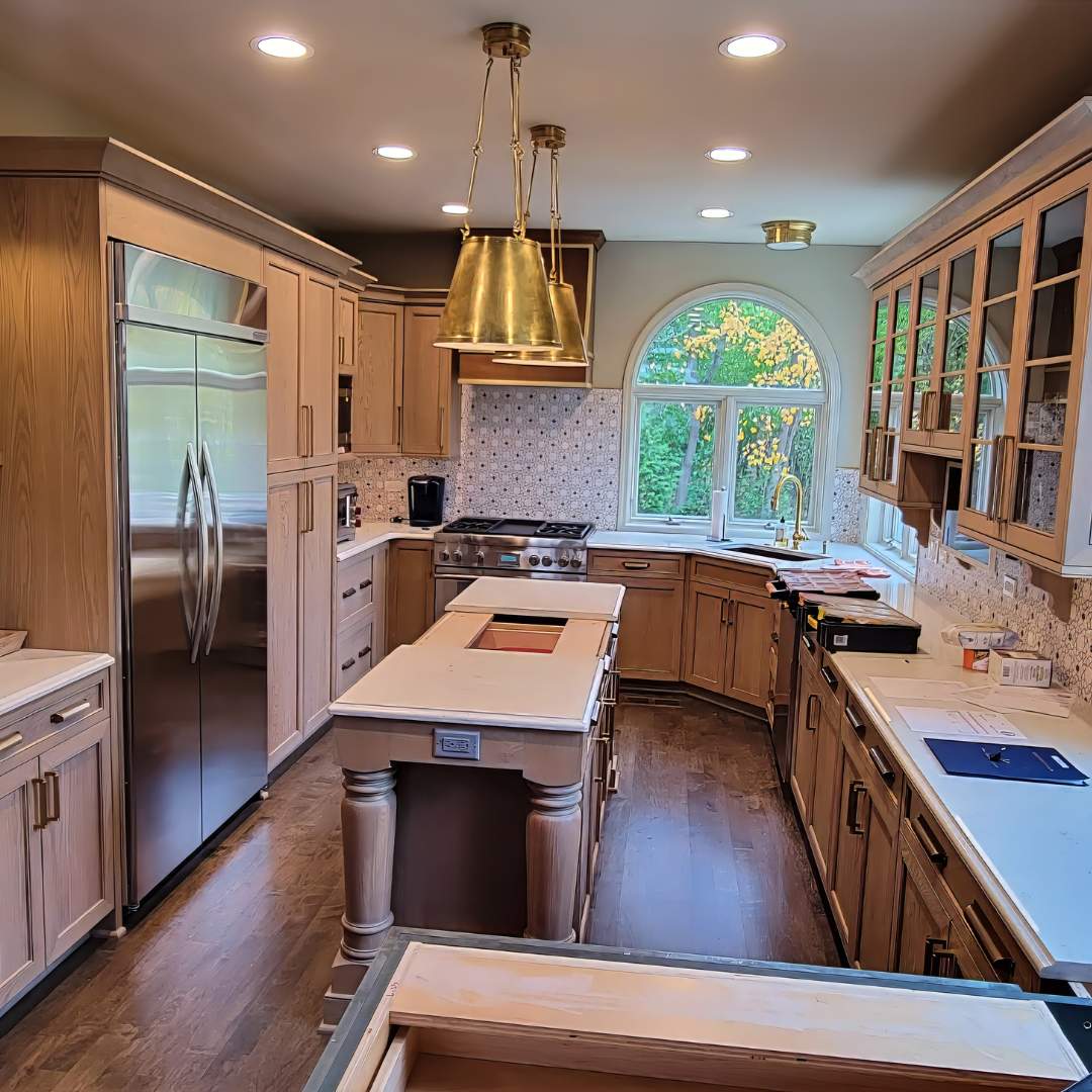 Kitchen with Custom Cabinets