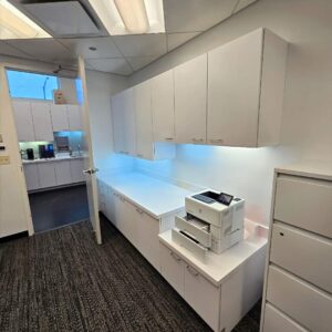 Office with Custom Cabinets 3