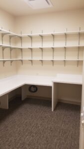 Custom Storage Shelves